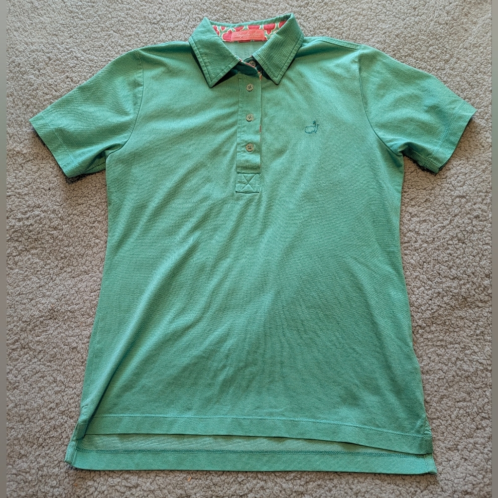 Magnolia Lane Masters Polo Shirt Collection Women’s Size M Mint Green Top